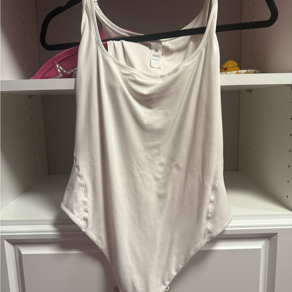 Lululemon Athletica Cream Sleeveless Top